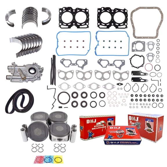 DNJ EK718AM Master Engine Rebuild Kit Fits Cars & Trucks 2002-2005 Saab Subaru 9-2X Impreza 2.0L DOHC H4 16V 1994cc EJ205
