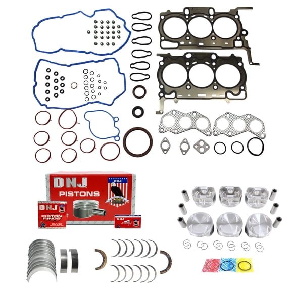 DNJ EK729 Engine Rebuild Kit Fits Cars & Trucks 2008-2019 Subaru 3.6L H6 24V DOHC 3630cc