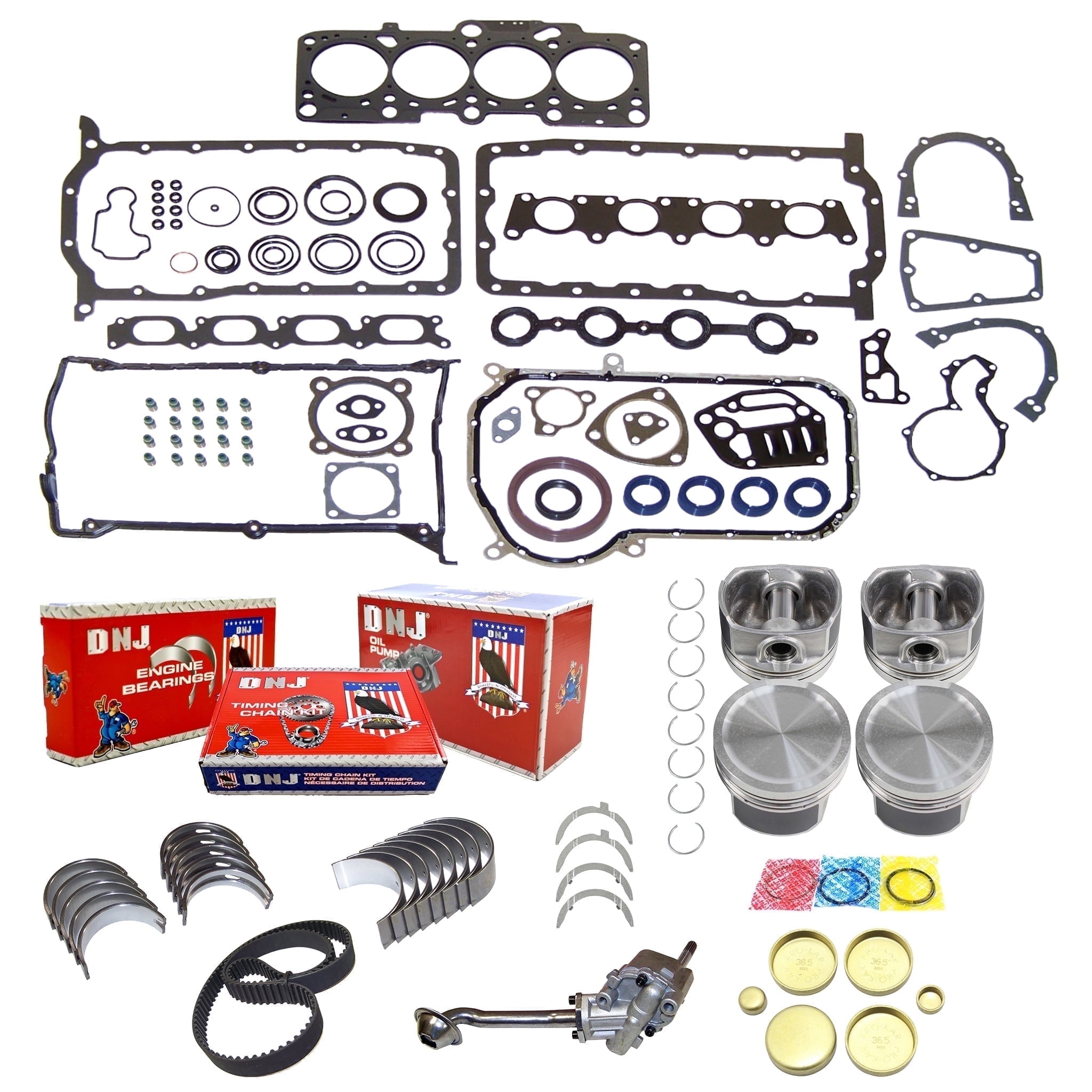 DNJ EK800AM Master Engine Rebuild Kit Fits Cars & Trucks 1997-2000 Audi ...