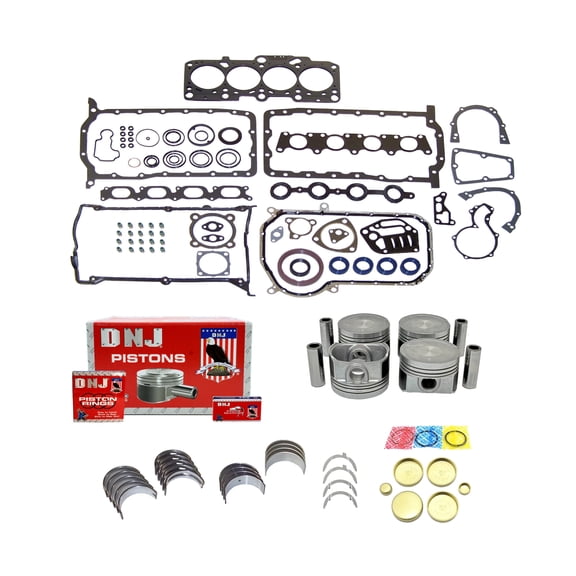 DNJ EK800B Engine Rebuild Kit Fits Cars & Trucks 1997-2006 Audi Volkswagen A4 A4 Quattro Beetle Golf Jetta Passat TT TT Quattro 1.8L DOHC 20V AEB AMU APH ATC ATW AWD AWP AWV AWW BEA BKF