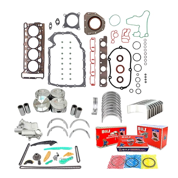 DNJ EK805CM Master Engine Rebuild Kit Fits Cars & Trucks 2008-2015 Audi 2.0L L4 16V DOHC 1984cc