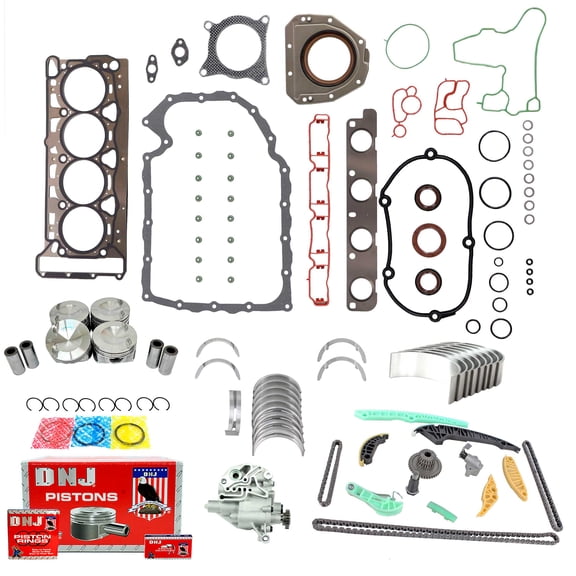 DNJ EK807AM Master Engine Rebuild Kit Fits Cars & Trucks 2014-2016 Audi A4 2.0L L4 1984cc 16V DOHC