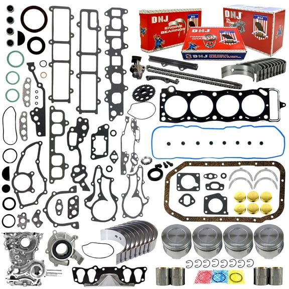 DNJ EK900 Engine Rebuild Kit Fits Cars & Trucks 1985-1995 Toyota 4Runner Celica Pickup 2.4L SOHC L4 8V 2366cc 22R 22RE 22REC