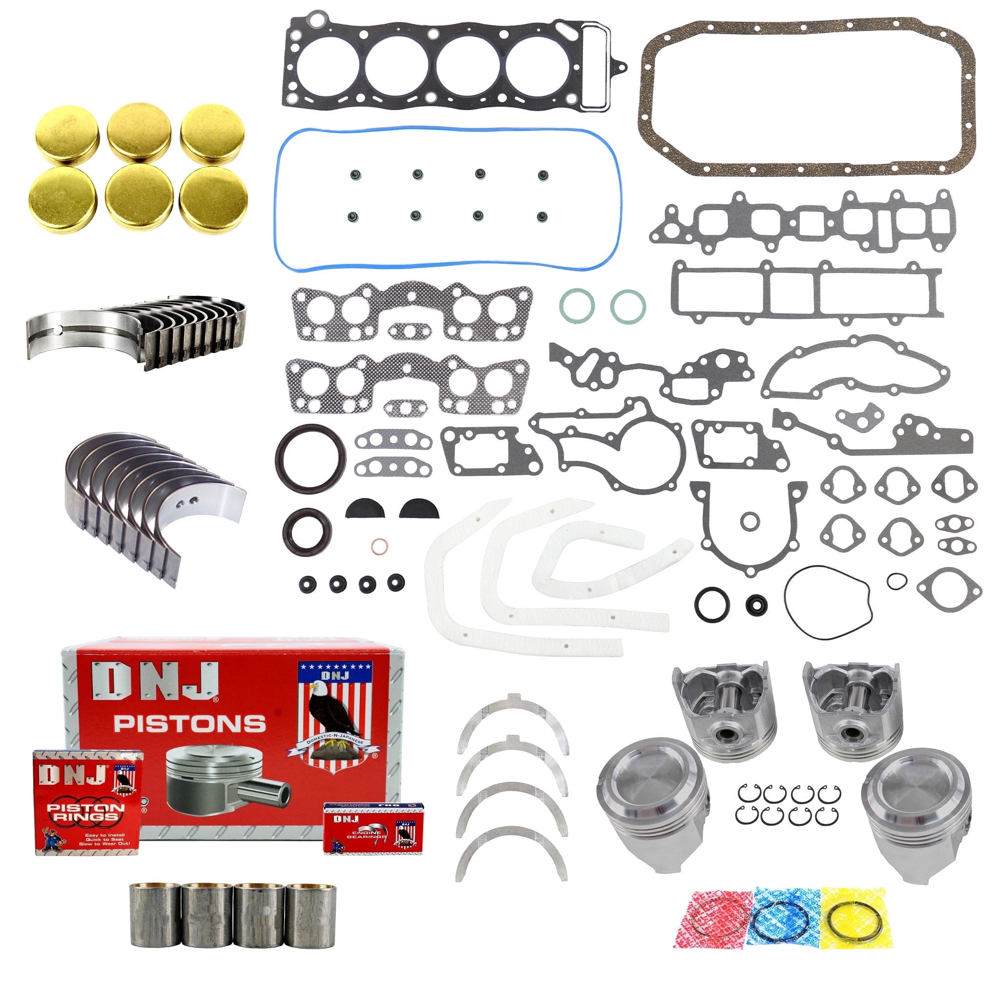 DNJ EK904 Engine Rebuild Kit Fits Cars & Trucks 1981-1982 Toyota Celica ...