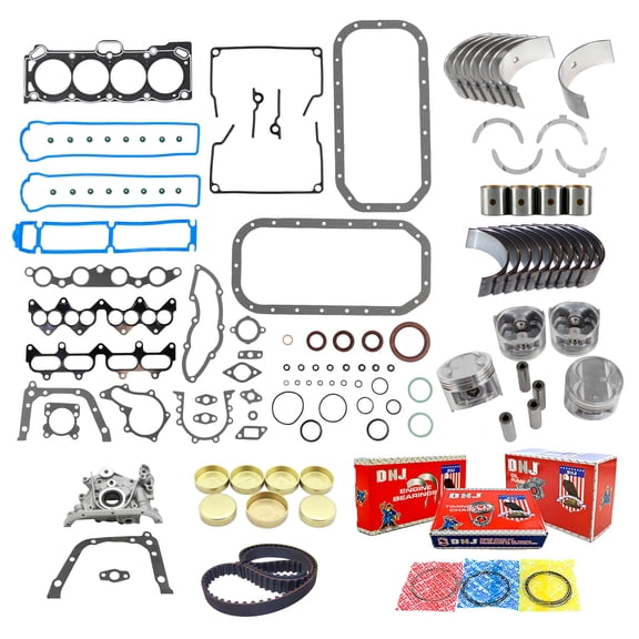 DNJ EK925M Master Engine Rebuild Kit Fits Cars & Trucks 1985-1987 Toyota Corolla MR2 1.6L DOHC L4 16V 1587cc 4AGEC 4AGELC