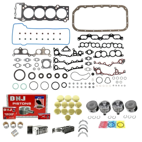 DNJ EK939 Engine Rebuild Kit Fits Cars & Trucks 1994-2004 Toyota 4Runner T100 Tacoma 2.7L DOHC L4 16V 2694cc 3RZFE