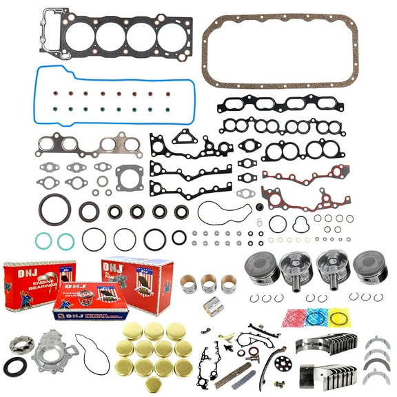 DNJ EK939M Master Engine Rebuild Kit Fits Cars & Trucks 1994-2004 Toyota 4Runner T100 Tacoma 2.7L DOHC L4 16V 2694cc 3RZFE