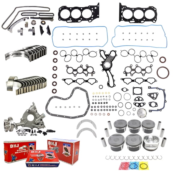 DNJ EK964M Master Engine Rebuild Kit Fits Cars & Trucks 2006-2013 Lexus 3.5L V6 24V DOHC 3456cc
