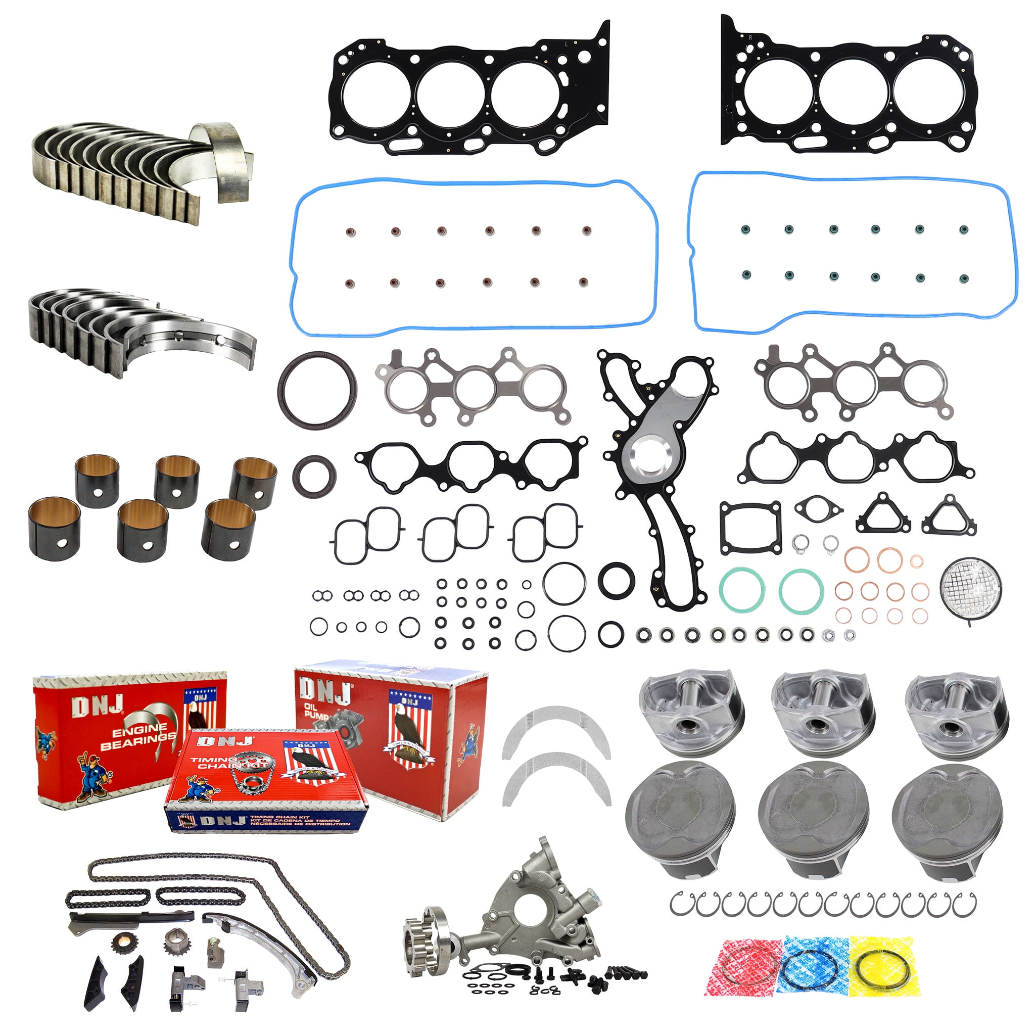 DNJ EK968M Master Engine Rebuild Kit Fits Cars & Trucks 20052015 Lexus