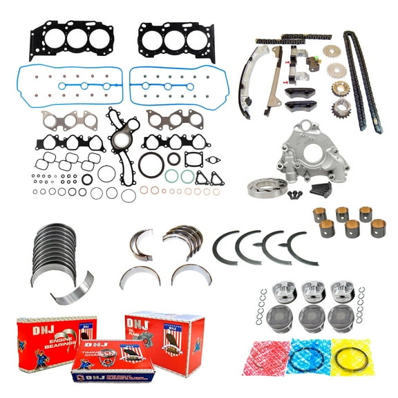 DNJ EK969M Master Engine Rebuild Kit Fits Cars & Trucks 2003-2011 Toyota 4Runner FJ Cruiser Tacoma Tundra 4.0L DOHC V6 24V 241cid 1GRFE