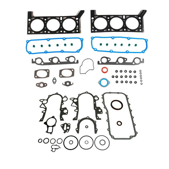 DNJ FGK1138 Full Gasket Set Fits Cars & Trucks 2004-2008 Chrysler Dodge Town & Country Caravan 3.3L V6 OHV 201cu Naturally Aspirated