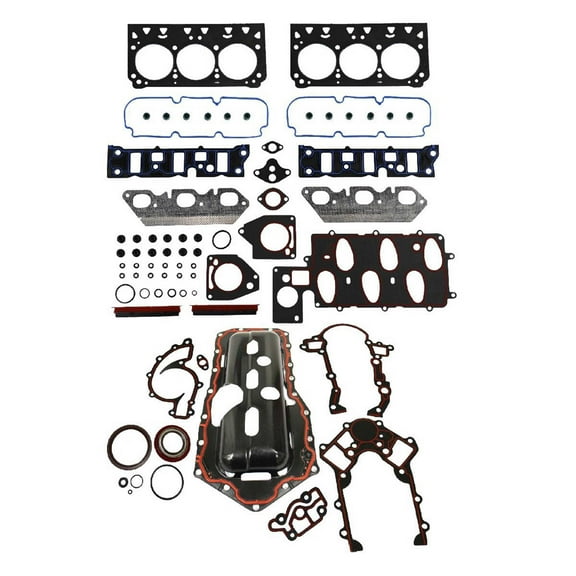 DNJ FGK3186 Full Gasket Set Fits Cars & Trucks 97-02 Chevrolet, Pontiac Camaro, Firebird 3.8L OHV Naturally Aspirated