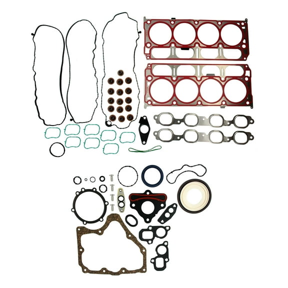 DNJ FGK3244 Full Gasket Set Fits Cars & Trucks 2014-2017 Chevrolet GMC Cadillac Silverado 1500 Yukon Escalade 6.2L V8 OHV 376cu Naturally Aspirated