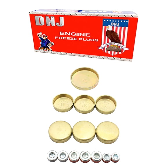 DNJ FPS4116 Freeze Plug Set Fits Cars & Trucks 89-04 Ford Lincoln Mercury 3.8L OHV