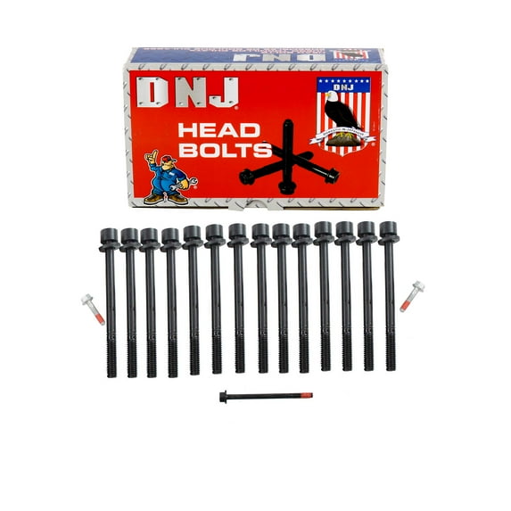 DNJ HBK319 Head Bolt Kit Fits Cars & Trucks 98-08 Daewoo Isuzu Amigo Fitsenza 2.0L L4 DOHC 16v