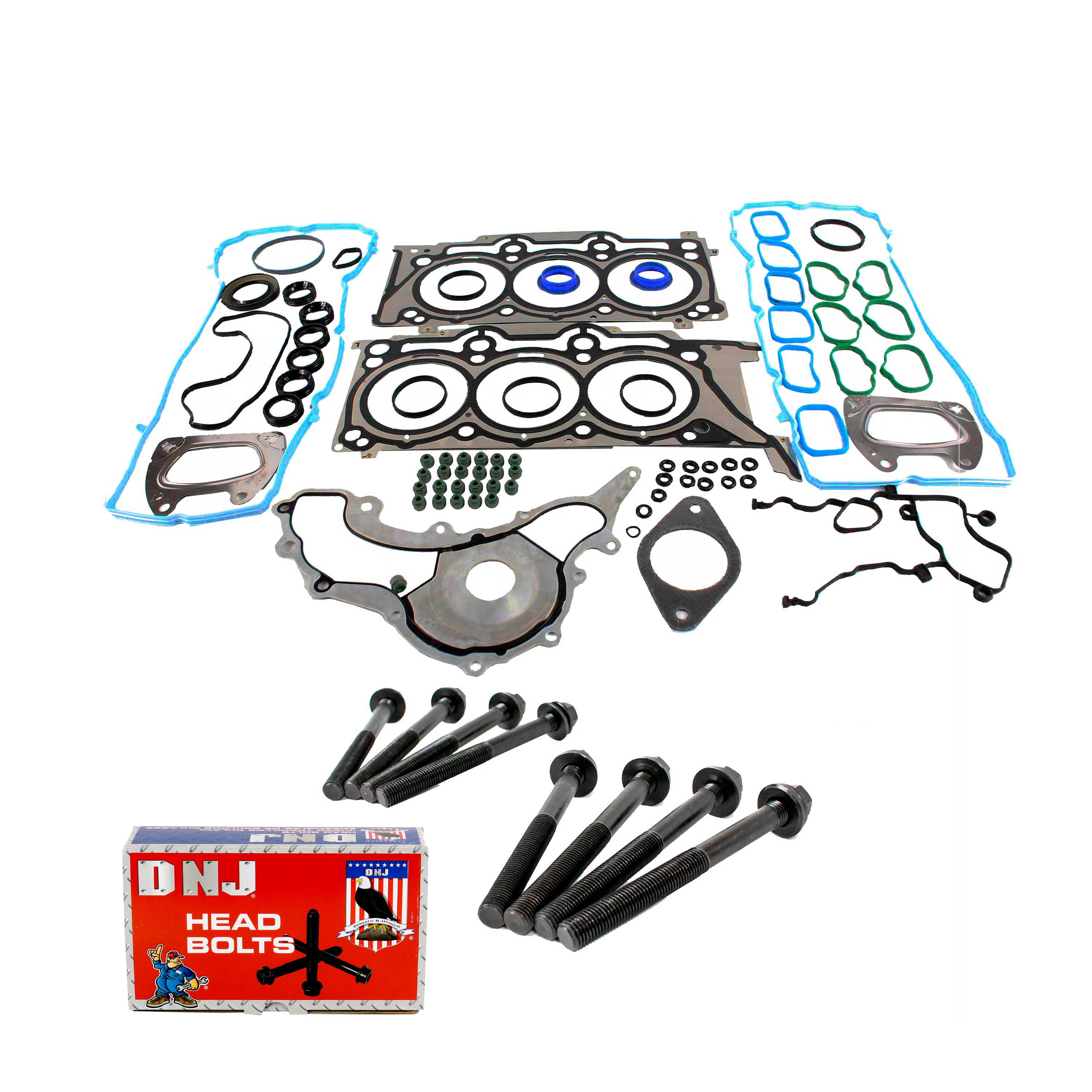 DNJ HGB1169 Cylinder Head Gasket Set Fits Cars & Trucks 11-22 Chrysler Dodge Jeep Ram 3.6L DOHC 24V