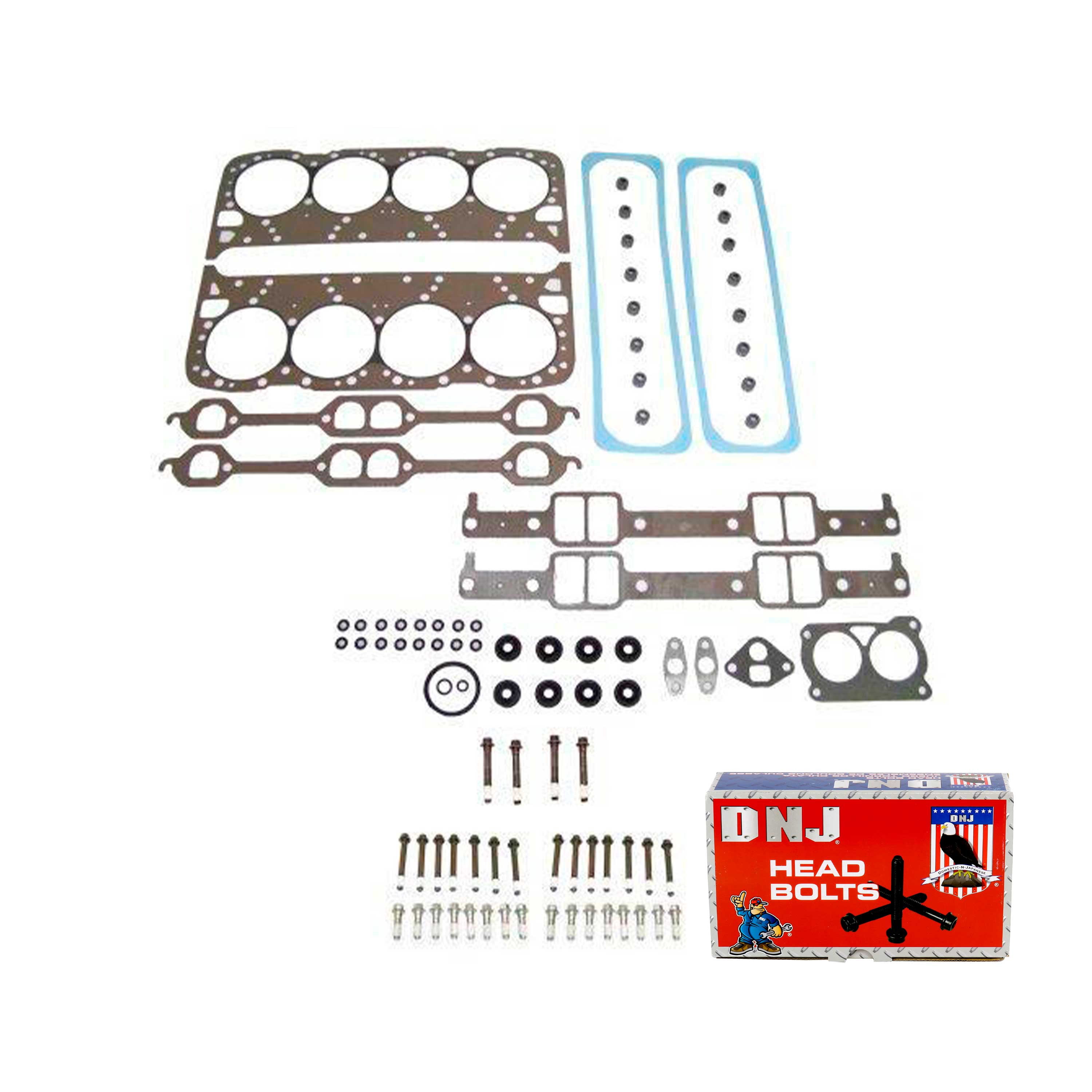 Head Gasket Set Head Bolts Fits 3.1 3.4 OHV Chevrolet Oldsmobile