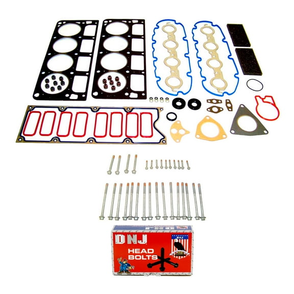 DNJ HGB3159 Cylinder Head Gasket Set Fits Cars & Trucks 97-98 Chevrolet Pontiac 5.7L OHV 16V