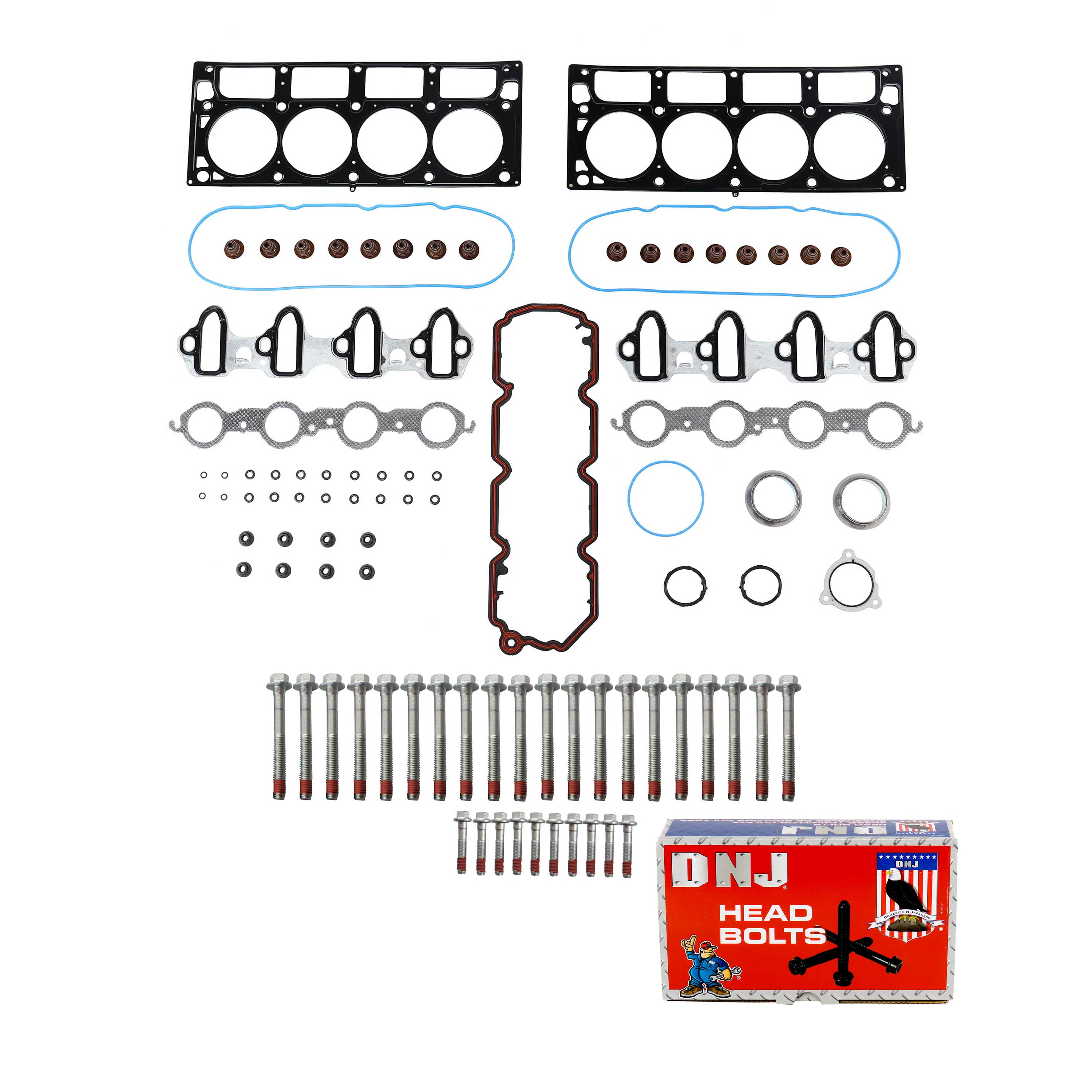 HBK421 DNJ Cylinder Head Bolts Set Of 16 For Bronco Pickup Ford