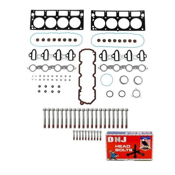 DNJ HGB3219 Cylinder Head Gasket Set Fits Cars & Trucks 10-13 Cadillac Chevrolet GMC 6.0L OHV 16V