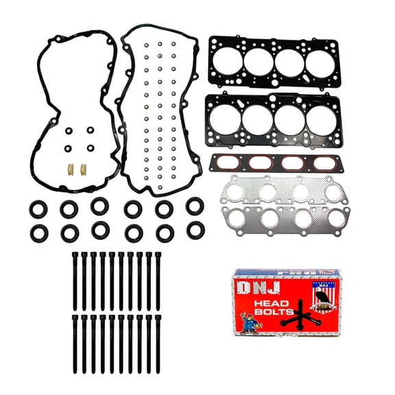 DNJ HGB4259 Cylinder Head Gasket Set with Head Bolt Kit Fits Cars & Trucks 00-06 Audi 4.2L 40V DOHC