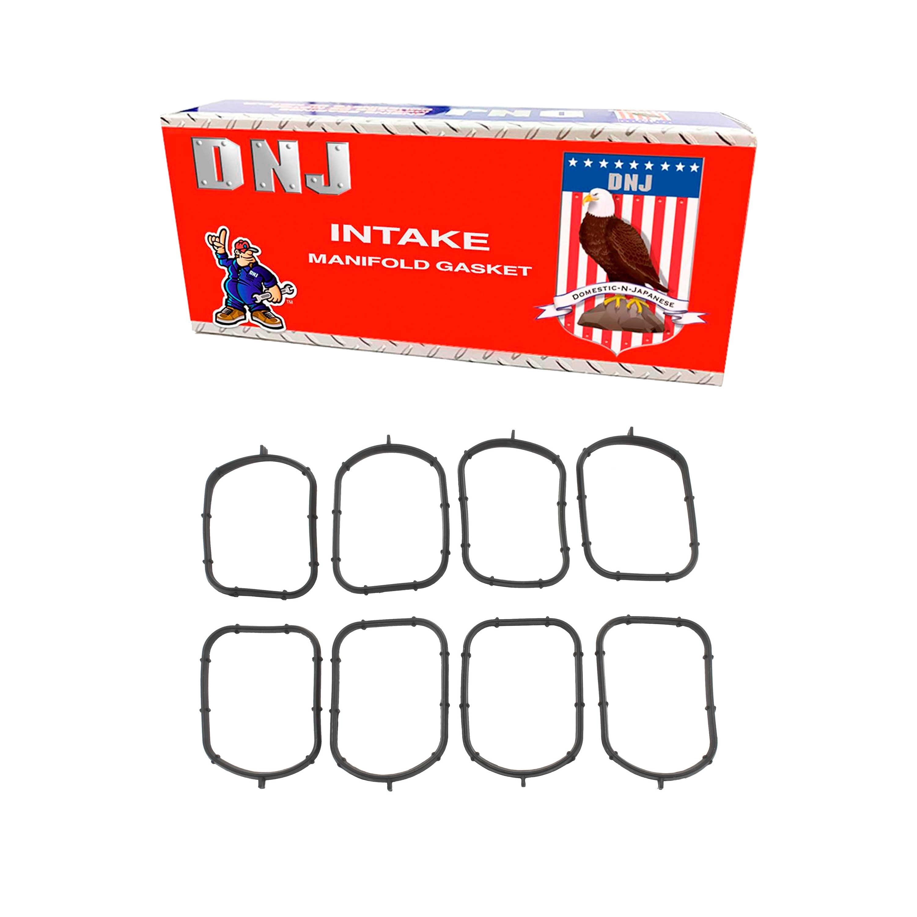 DNJ IG1160 Intake Manifold Gasket Fits Cars & Trucks 03-08 Chrysler Dodge 300 5.7L V8 OHV 16v