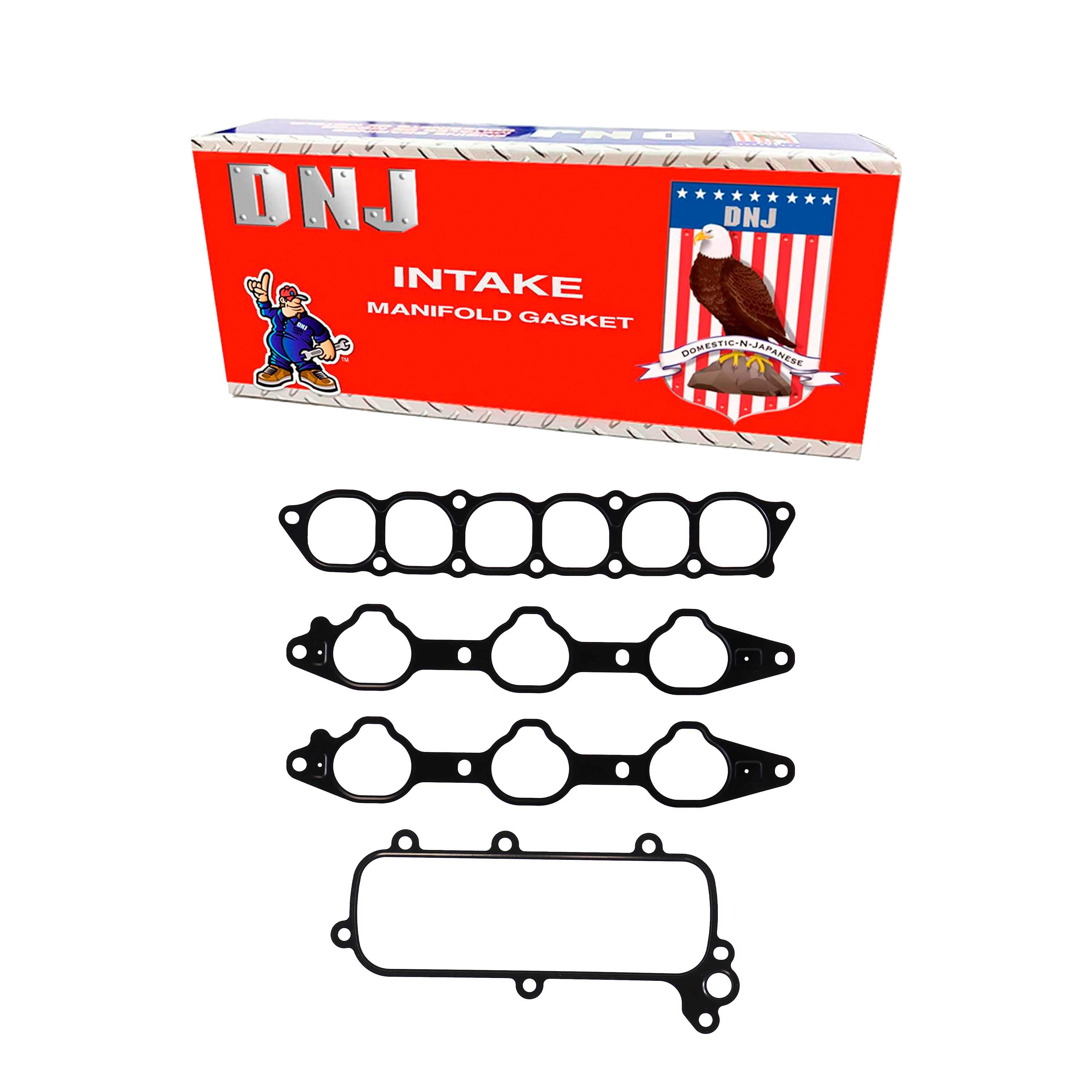 DNJ IG135 Intake Manifold Gasket Fits Cars & Trucks 95-00 Chrysler Dodge Cirrus 2.5L SOHC 24v
