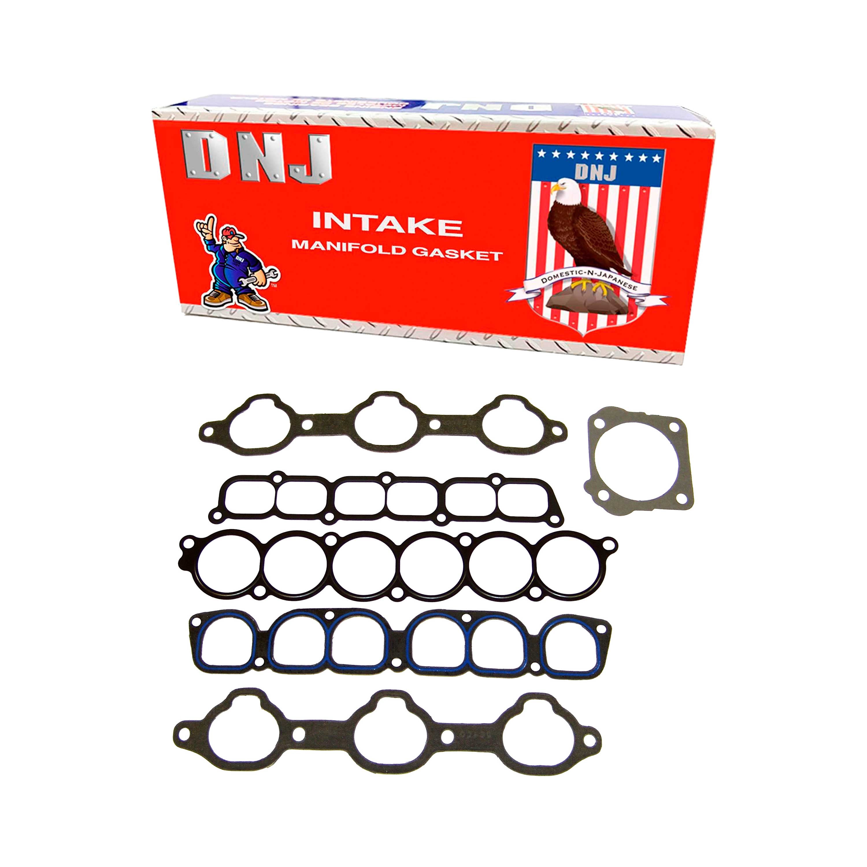 DNJ IG179 Intake Manifold Gasket Fits Cars & Trucks 03-06 Kia Sorento 3.5L V6 DOHC 24v
