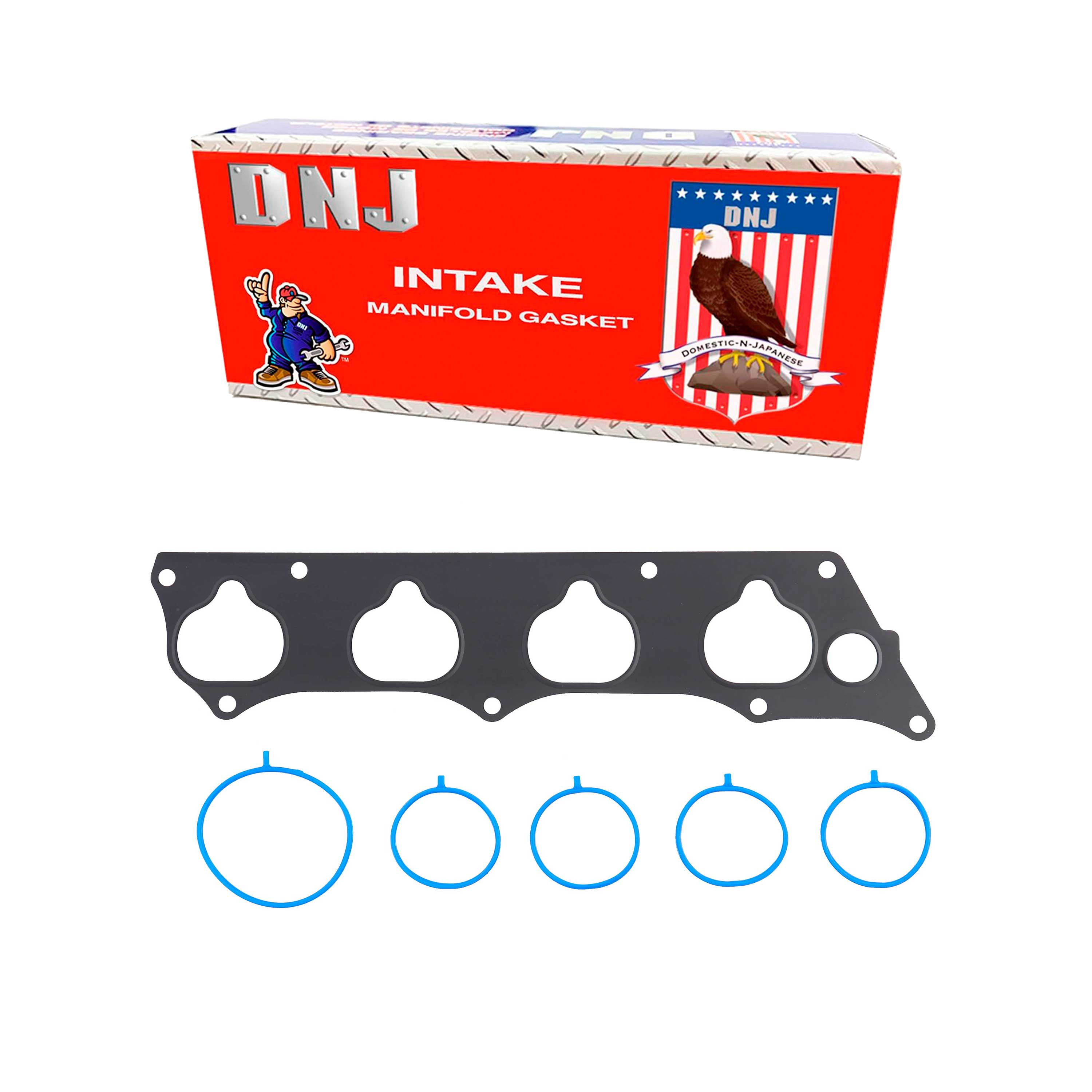 DNJ IG242 Intake Manifold Gasket Fits Cars & Trucks 08-15 Acura Honda Accord Civic 2.4L DOHC