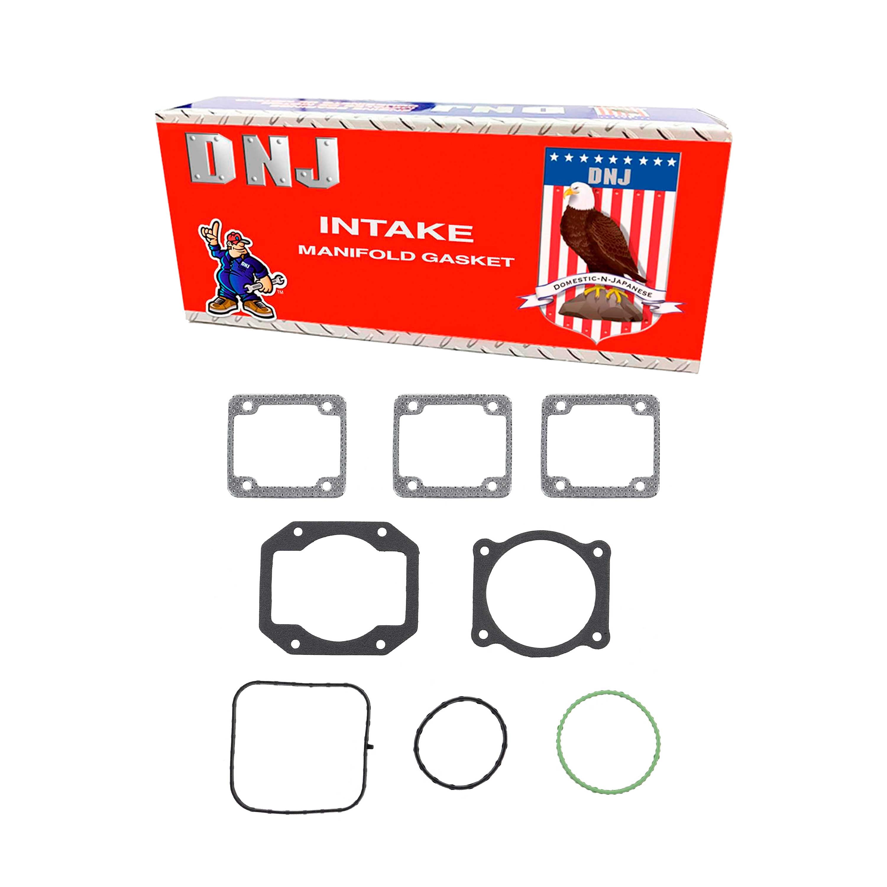 DNJ IG3223 Intake Manifold Gasket Set Fits Cars & Trucks 10-16 Chevrolet GMC 6.6L V8 OHV