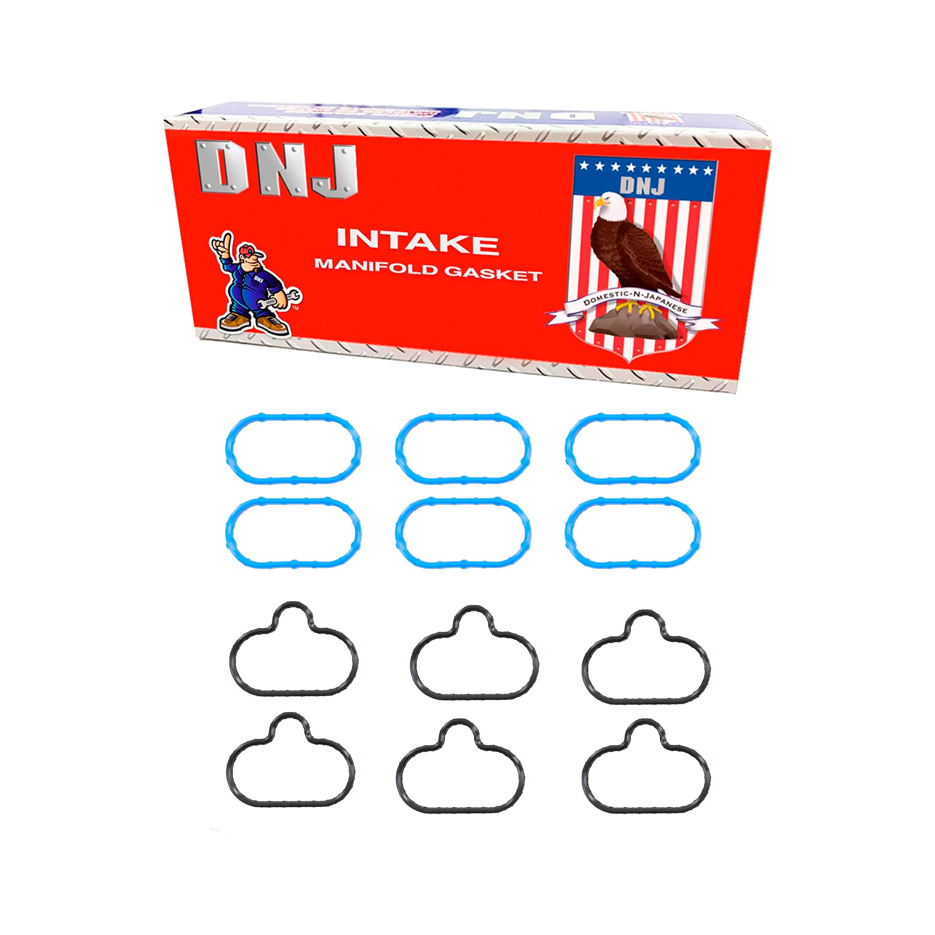 DNJ IG4198 Intake Manifold Gasket For 07-15 Ford Mazda 6 CX-9