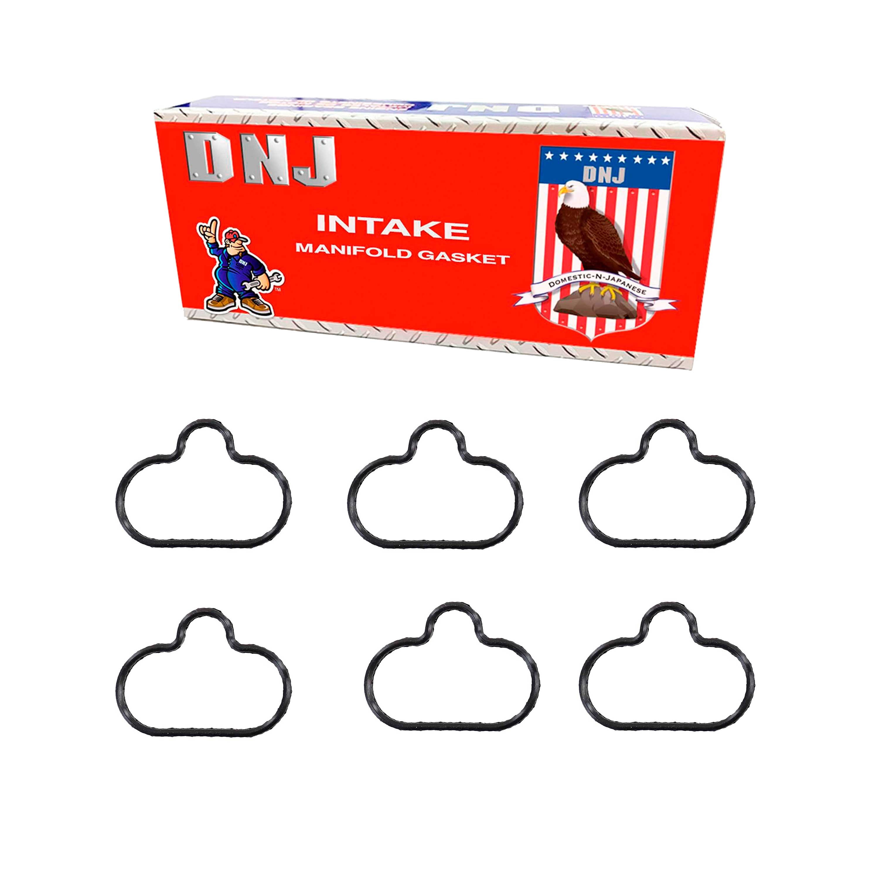 DNJ IG640 Intake Manifold Gasket – Fits 1991-1994 Nissan NX & Sentra 1.6L DOHC 16V