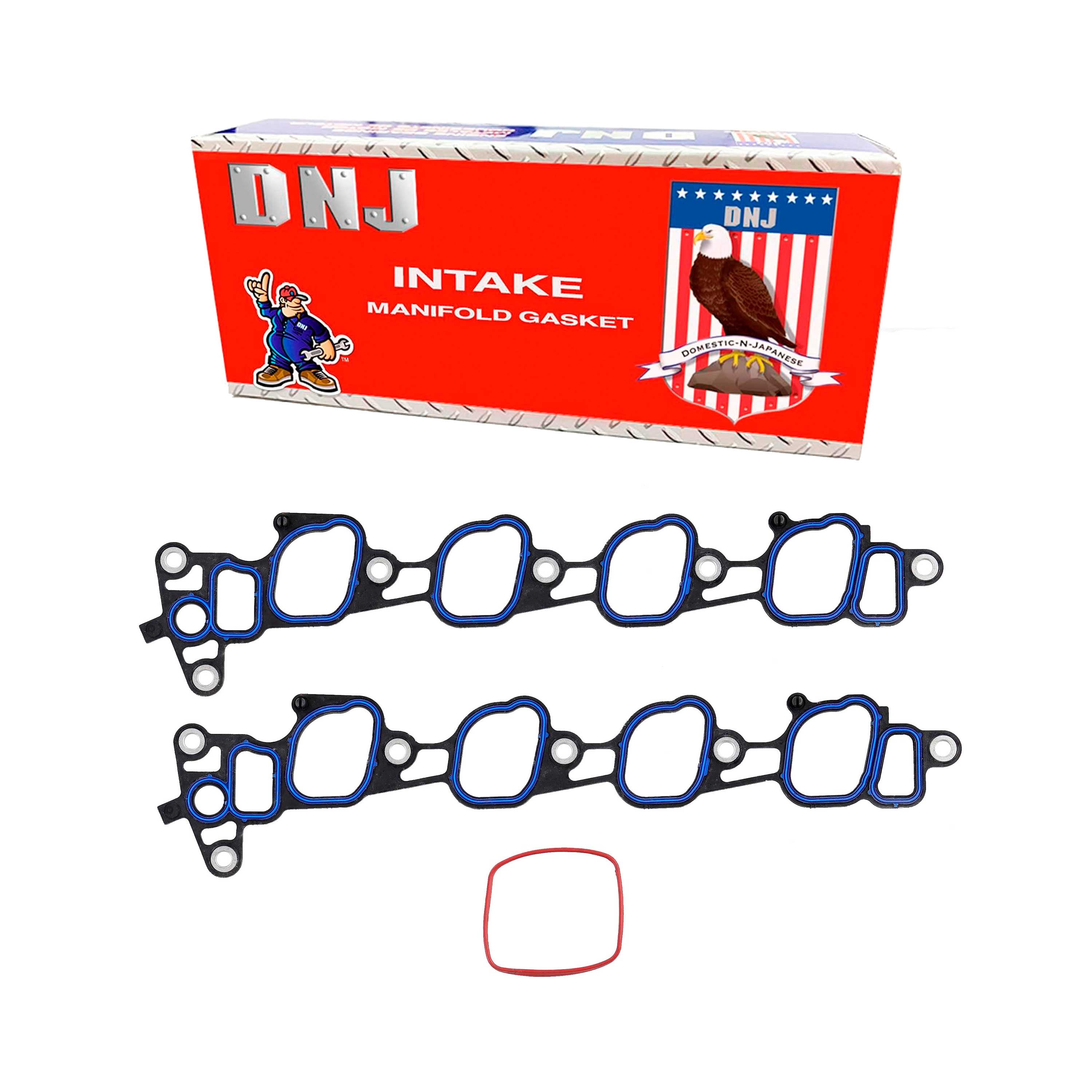 DNJ IG4153 Intake Manifold Gasket Fits Cars & Trucks 01-04 Ford Lincoln Mustang 4.6L SOHC 16v