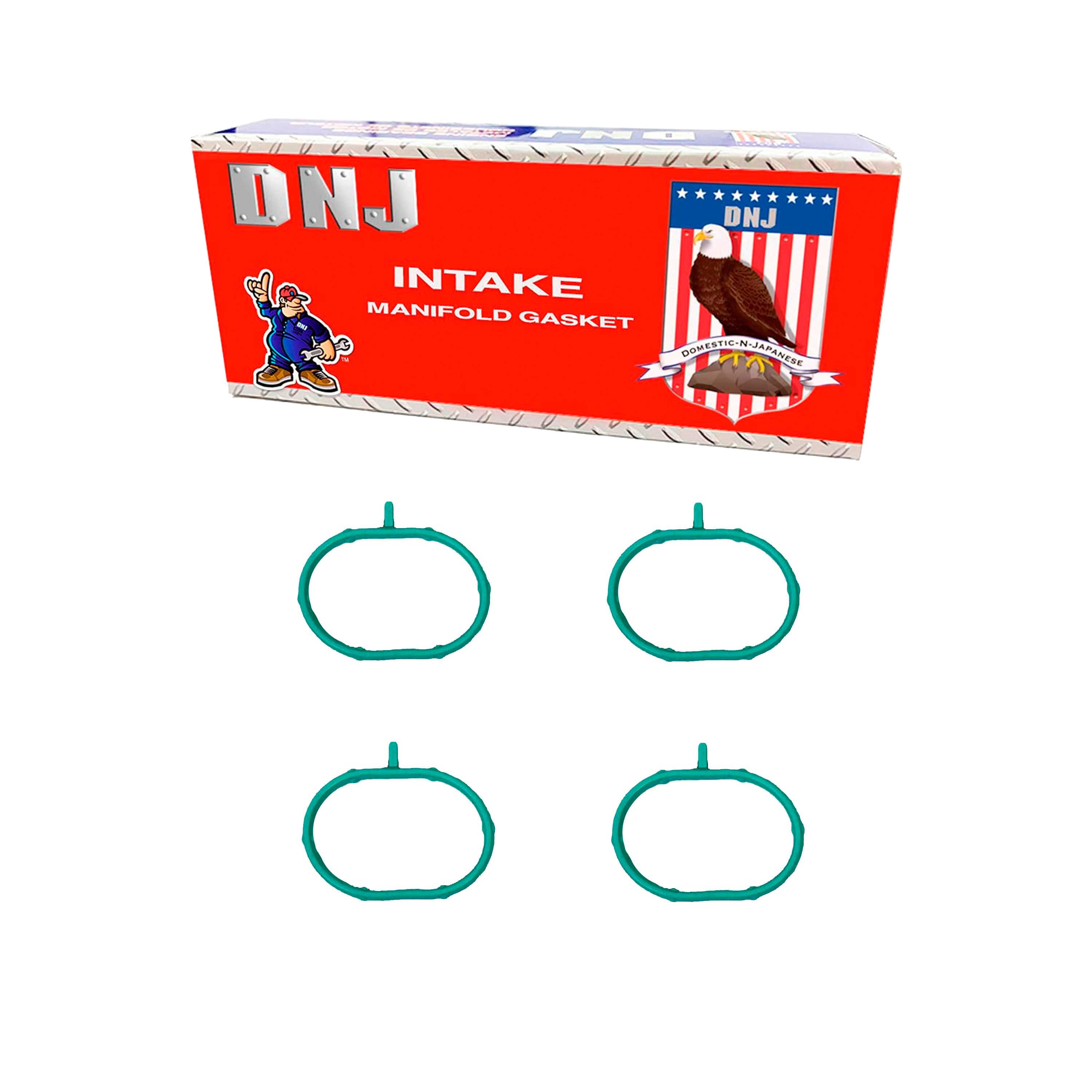DNJ IG4373 Intake Manifold Gasket Set for 2017-2022 Hyundai Kia Elantra Ioniq Niro 1.4L-1.6L L4 16V DOHC 1580cc