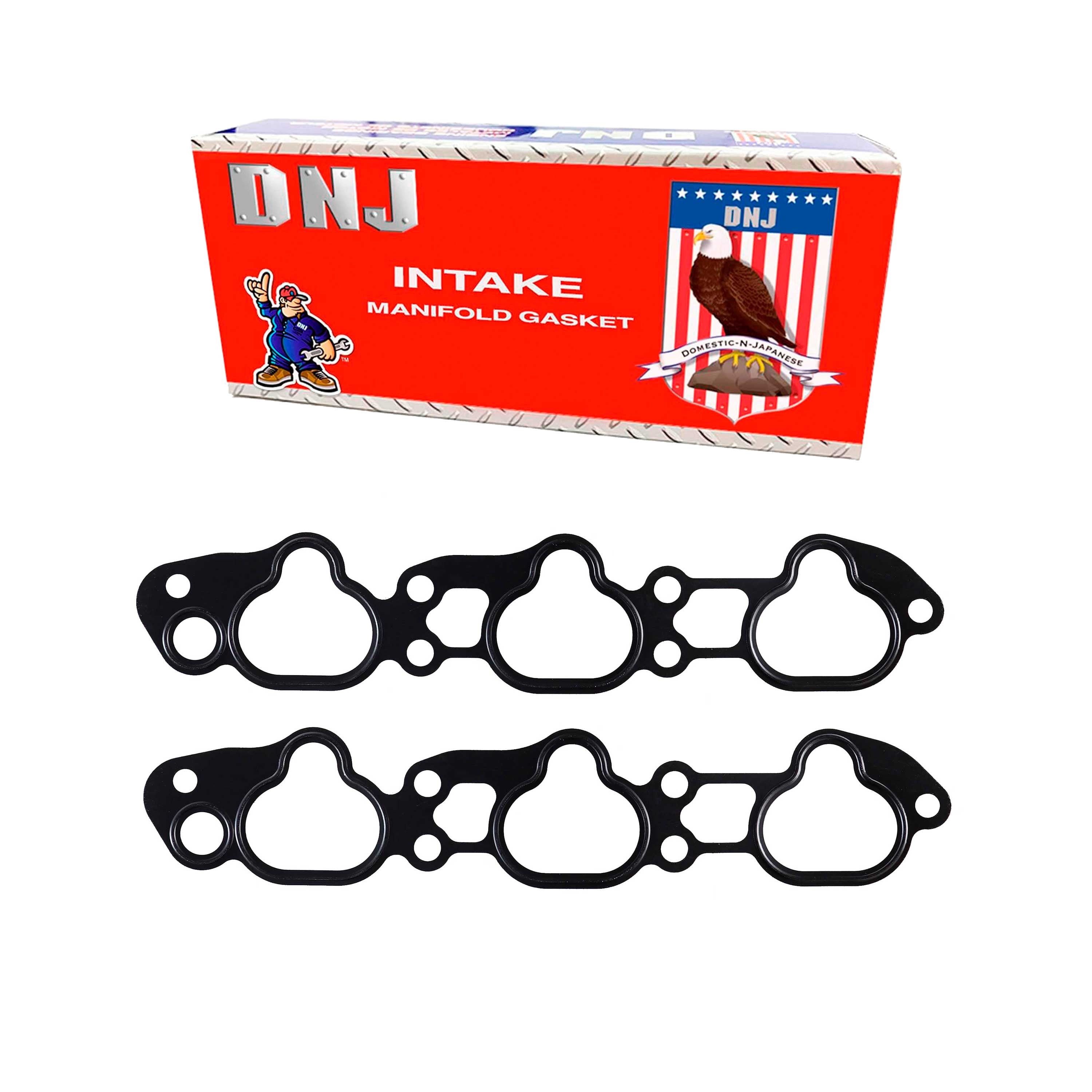 DNJ IG455 Intake Manifold Gasket Fits Cars & Trucks 93-02 Ford Mazda 2.5L V6 DOHC 24v