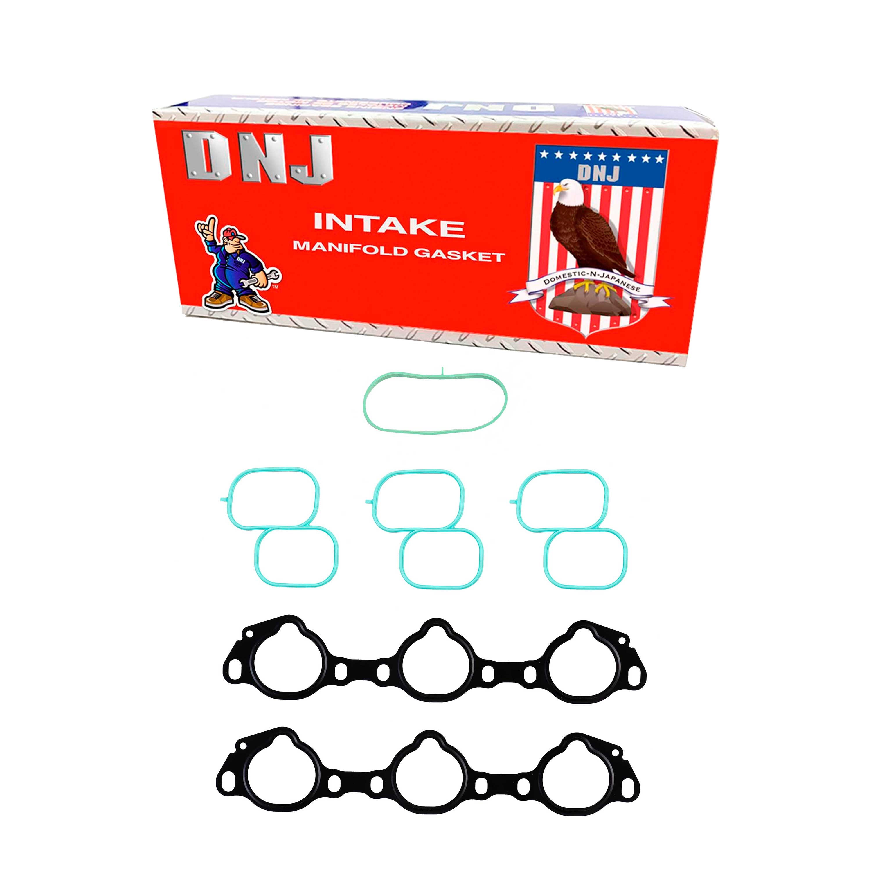 DNJ IG648 Intake Manifold Gasket Fits Cars & Trucks 05-16 Nissan Frontier 4.0L V6 DOHC 24v