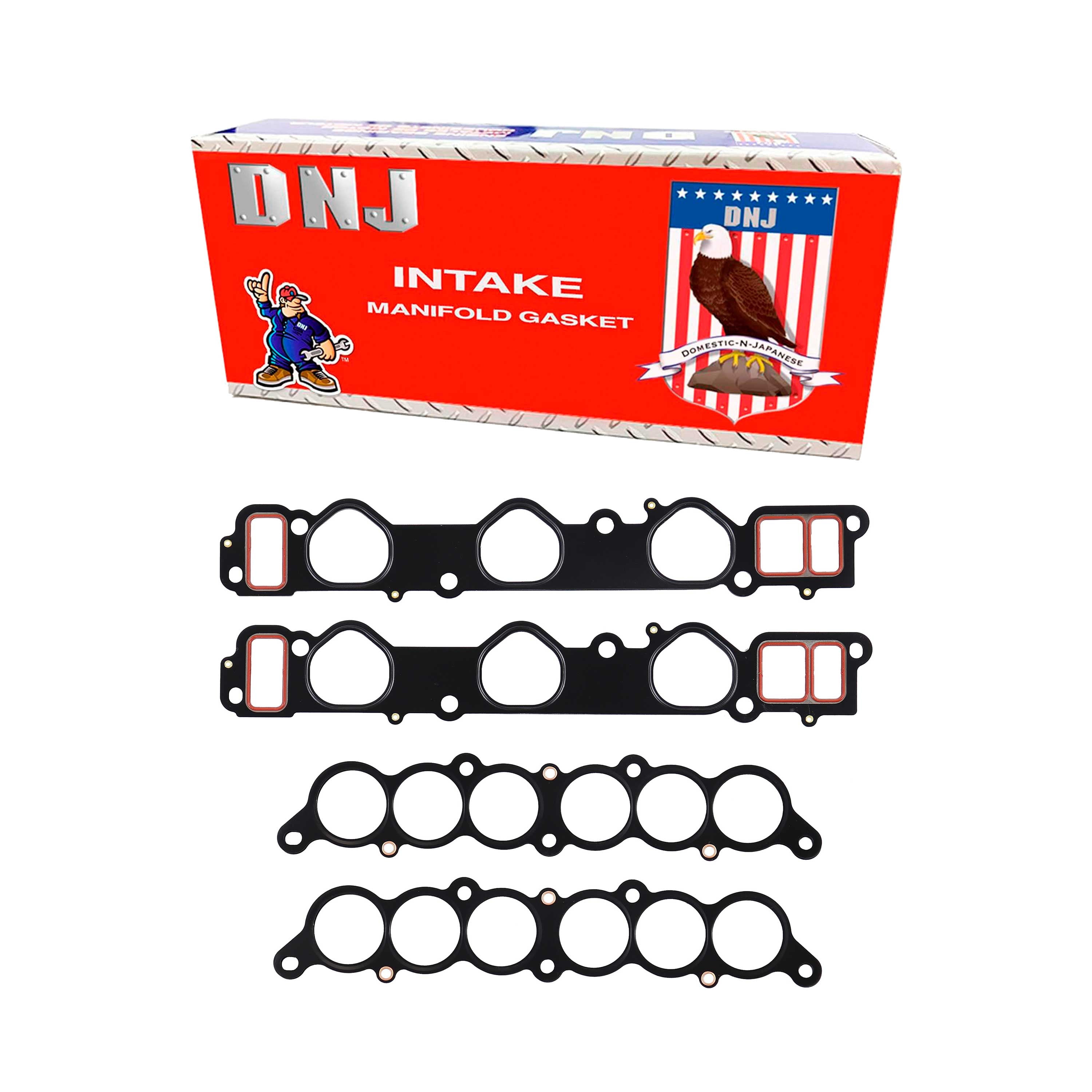 DNJ IG965 Intake Manifold Gasket Fits Cars & Trucks 95-04 Toyota T100 3.4L V6 DOHC 24v