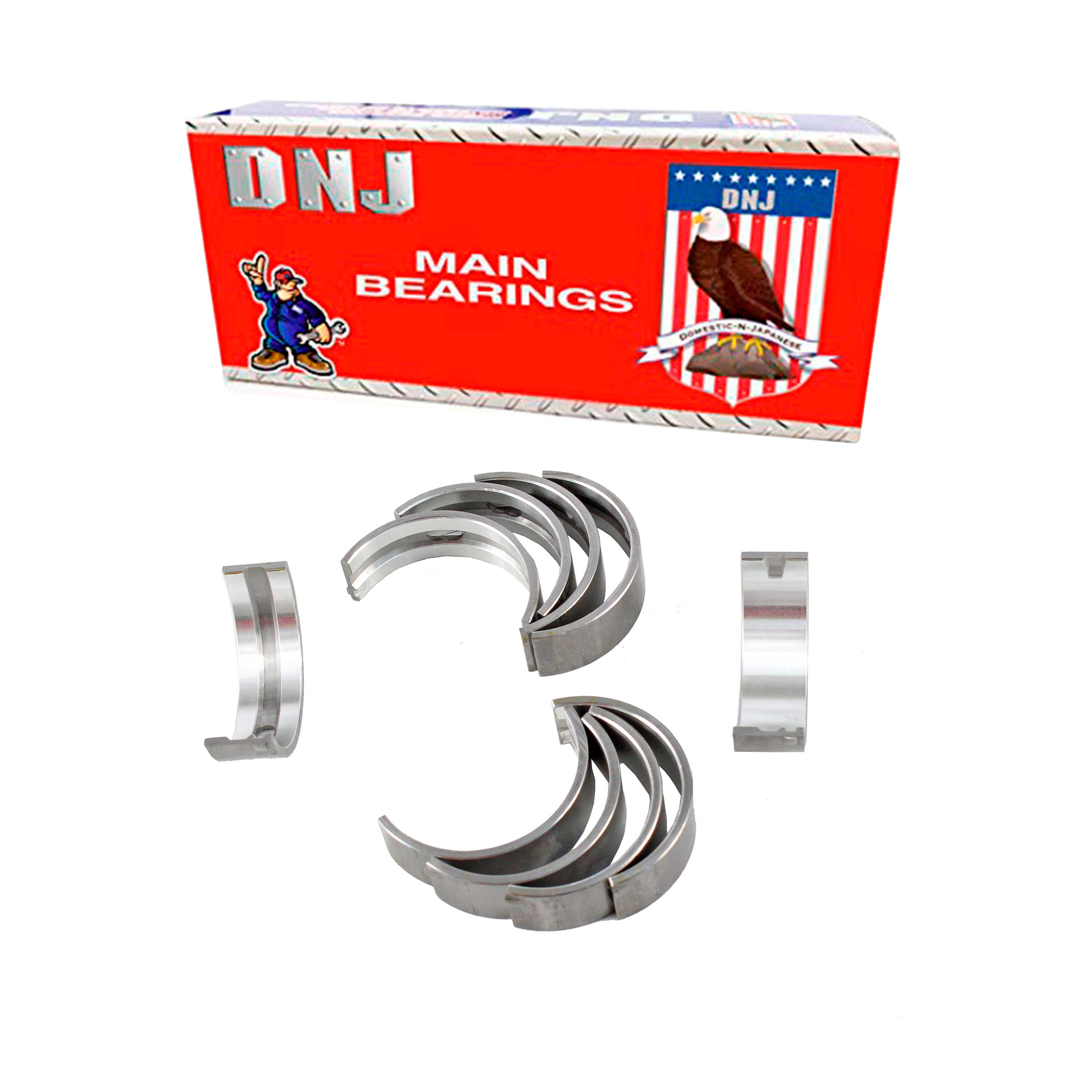 DNJ MB922 Engine Cylinder Block Crankshaft Main Bearing Set