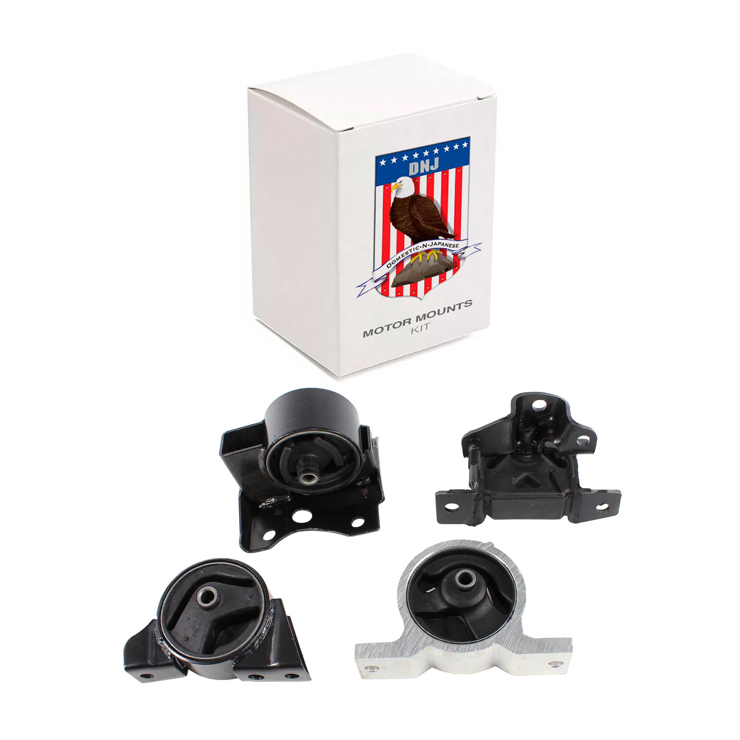 DNJ MMK1001 New Engine Motor Mount Kit Fits Cars & Trucks 00-06 Nissan Sentra 1.8L DOHC 16v