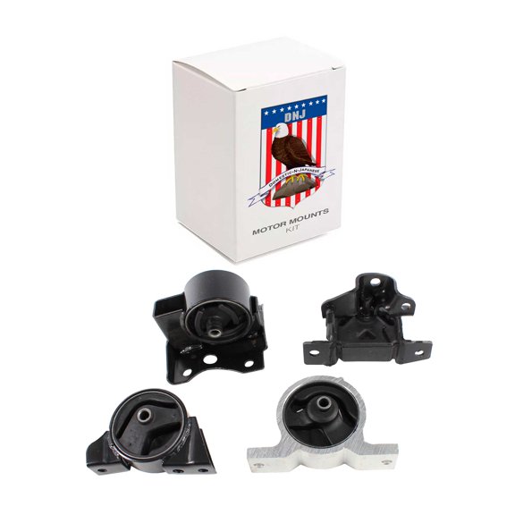 DNJ MMK1001 New Engine Motor Mount Kit Fits Cars & Trucks 00-06 Nissan Sentra 1.8L DOHC 16v