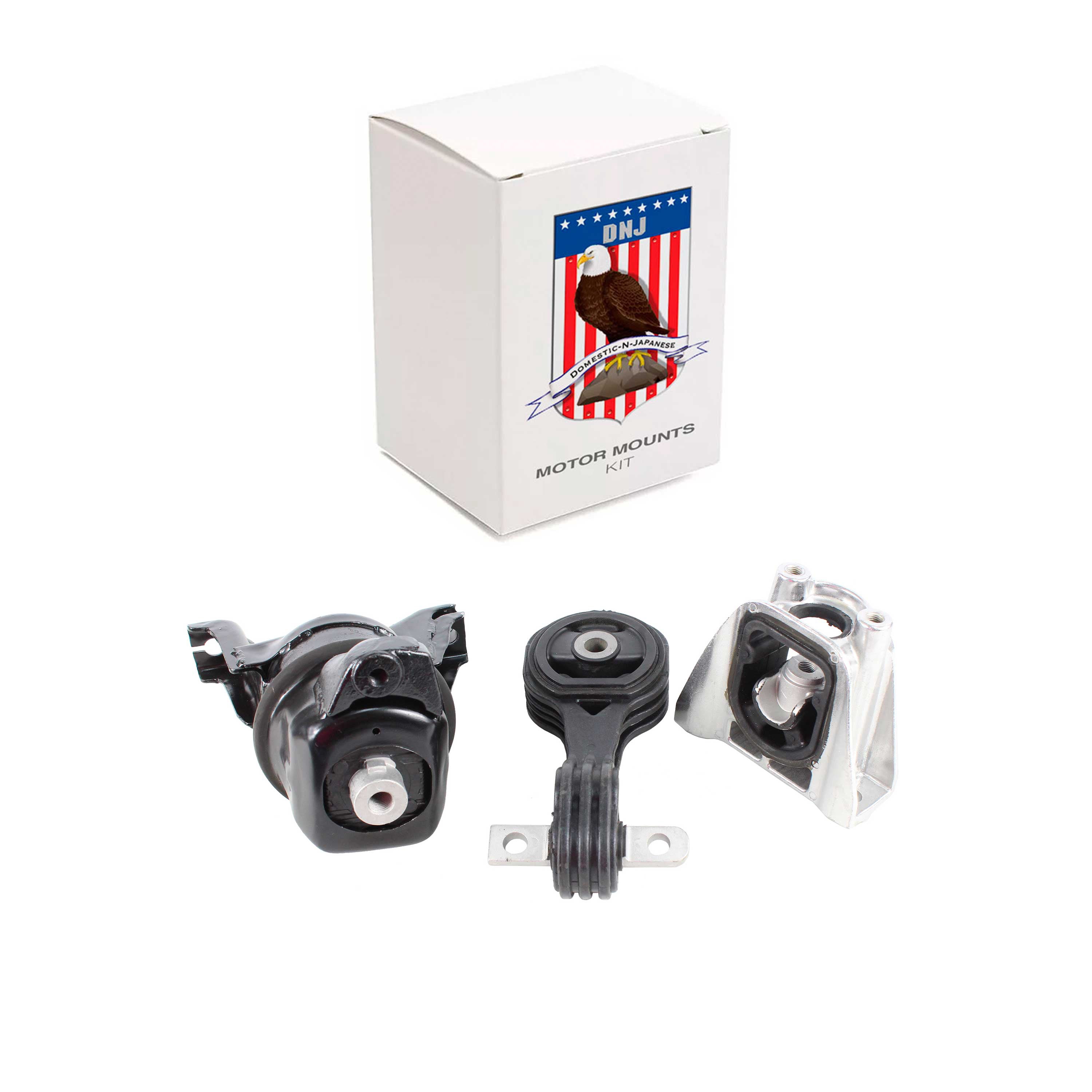 DNJ MMK1032 New Engine Motor Mount Trans. Kit Fits Cars & Trucks 06-11 Honda Civic 1.3L SOHC 8v