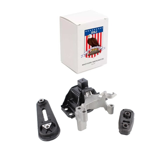 DNJ MMK1057 New Engine Motor Mount Kit 3PCS Fits Cars & Trucks 07-11 Nissan Sentra 2.0L