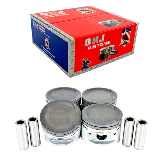 DNJ P110 Std. Complete Piston Set Fits Cars & Trucks 95-99 Mitsubishi Eclipse Talon 2.0L DOHC