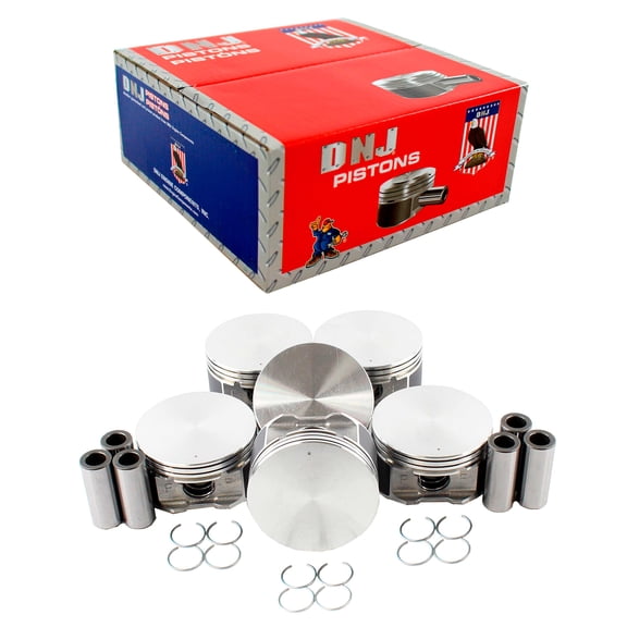 DNJ P1105.30 o/s Complete Piston Set Fits Cars & Trucks 02-12 Dodge Jeep Commander 3.7L SOHC