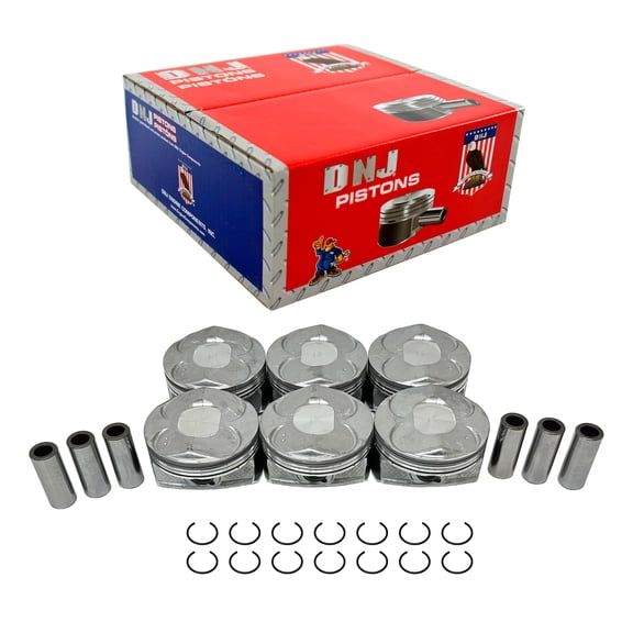 DNJ P1184H Piston Set Fits Cars & Trucks 17-22 Chrysler Pacifica 3.6L V6 24V DOHC 3604cc