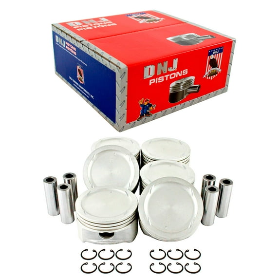 DNJ P139.20 o/s Complete Piston Set Fits Cars & Trucks 02-06 Hyundai Kia Santa Fe 3.5L DOHC 24v