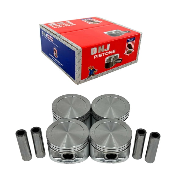 DNJ P149 Standard Complete Piston Set Fits Cars & Trucks 95-05 Chrysler Dodge Cirrus 2.0L SOHC