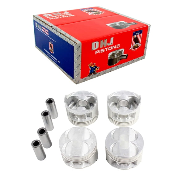 DNJ P217.40 Oversize Complete Piston Set Fits Cars & Trucks 94-00 Honda Civic del Sol 1.6L DOHC