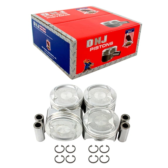 DNJ P228.20 o/s Complete Piston Set Fits Cars & Trucks 03-11 Honda Accord CR-V 2.4L L4 DOHC 16v