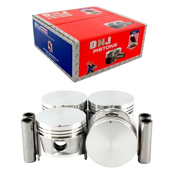 DNJ P302 Std. size Complete Piston Set Fits Cars & Trucks 82-87 Isuzu Impulse Pickup 1.9L SOHC